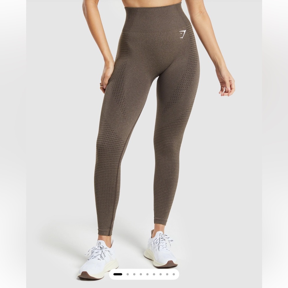 Gymshark Women’s Vital Seamless 2.0 Legging in Brown Mark